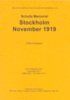 Peter Holmgren  : Stockholm November 1919