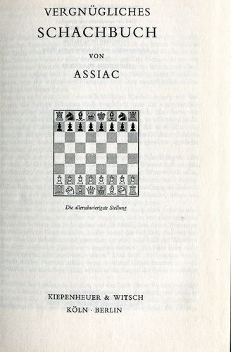 Assiac Vergnügliches Schachbuch