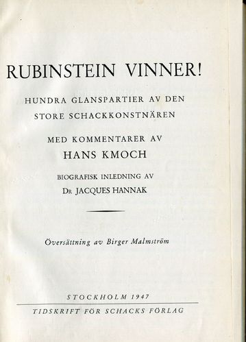Rubinstein Vinner